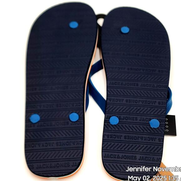 JACK & JONES MEN'S FLIPFLOP 'EXUBERANCE' SIZE 11/12 - Picture 6 of 7